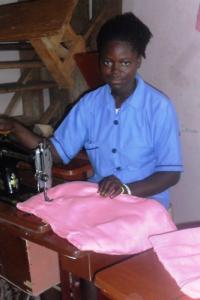 Bintu - tailoring trainee