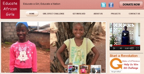 Educate African Girls site launch