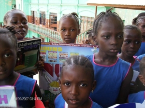 Providing books and teaching / learning materials to schools