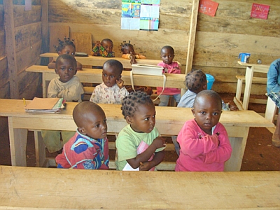 Children at Bitame Lucia Nursery and Primary School