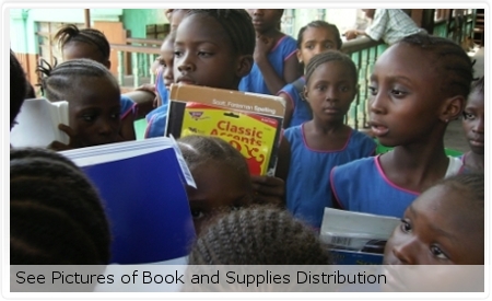 See Pictures of Book and Supplies Distribution See Pictures of Book and Supplies Distribution