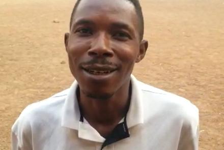 Hassan, one of the afterschool teachers in Kamawornie