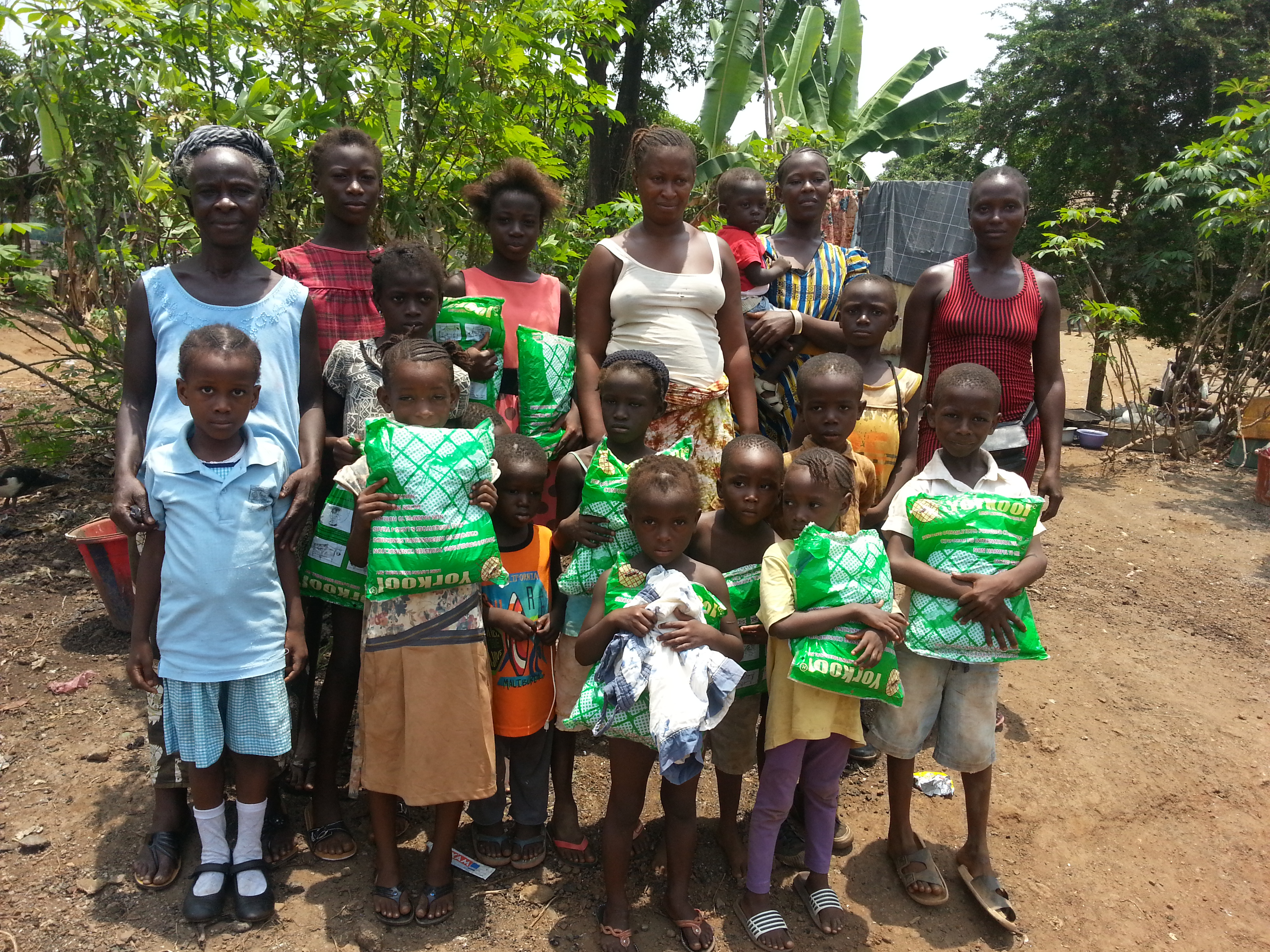 Mosquito nets helping families 
