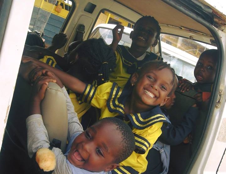 Kids playing outside 