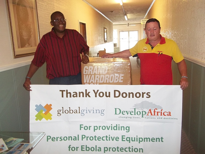 DHL shipment Box PPE 