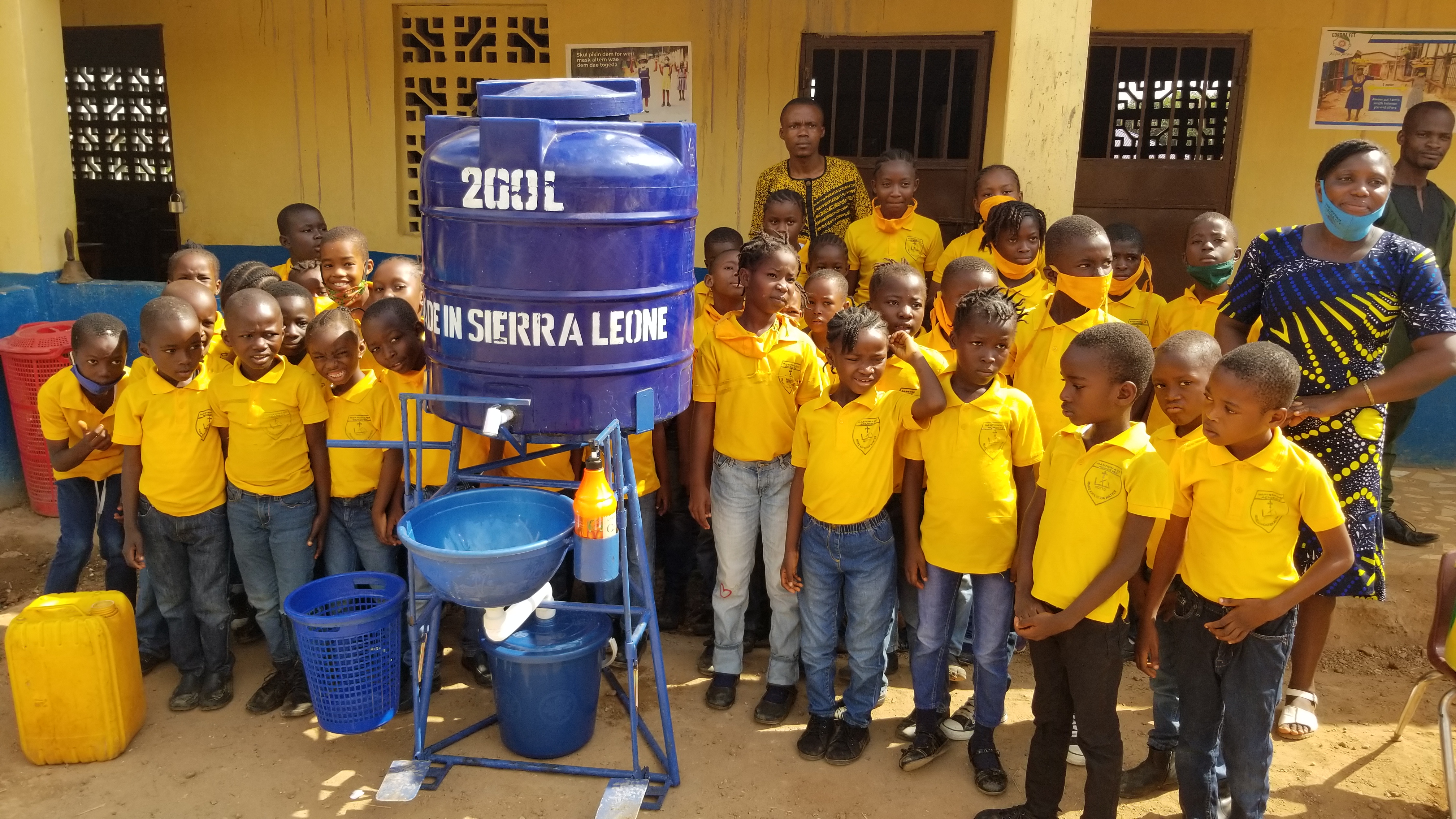 New Hands Free Washing Station at Dantrimark Academy