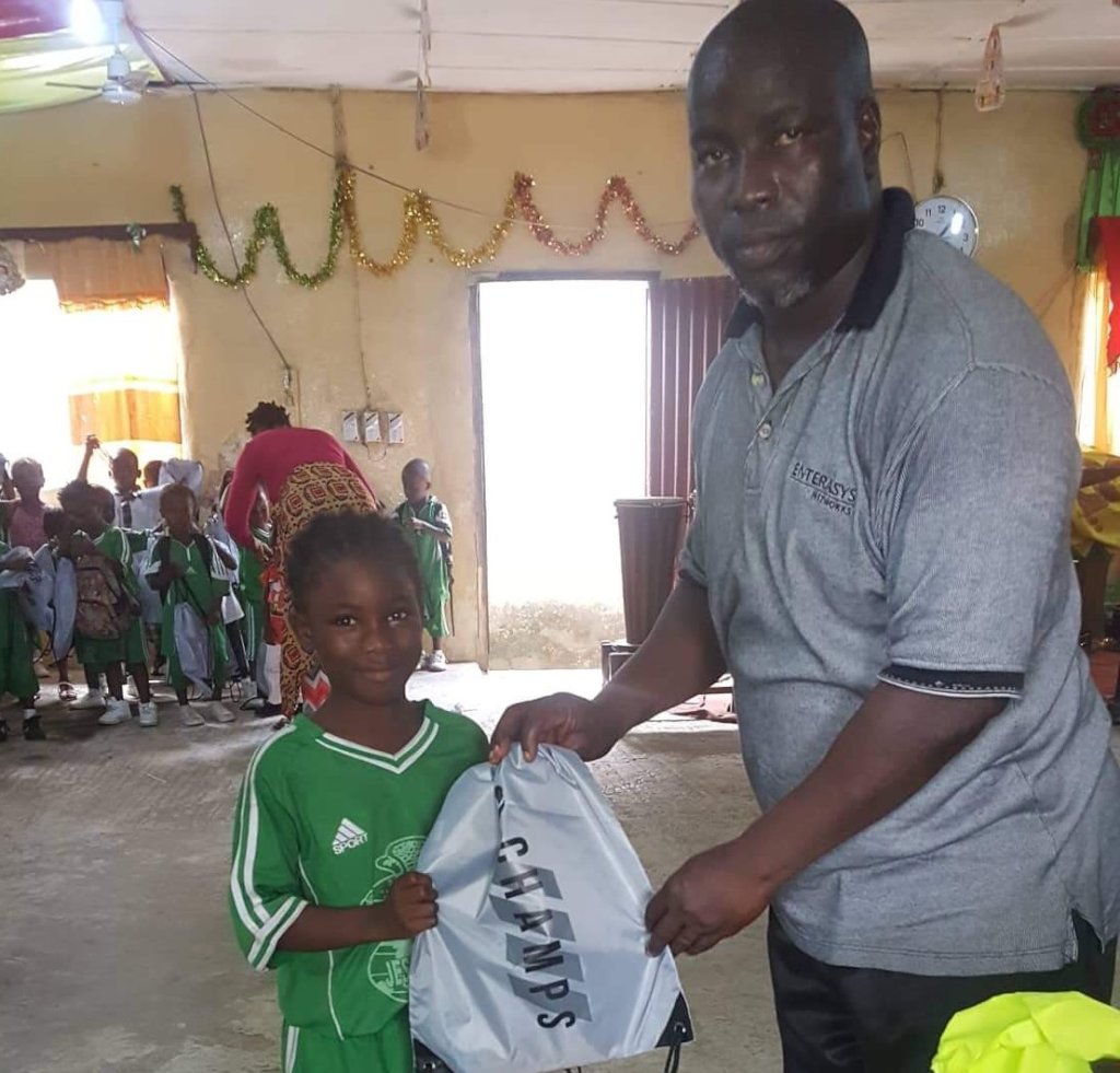 Eagle Academy Liberia student 