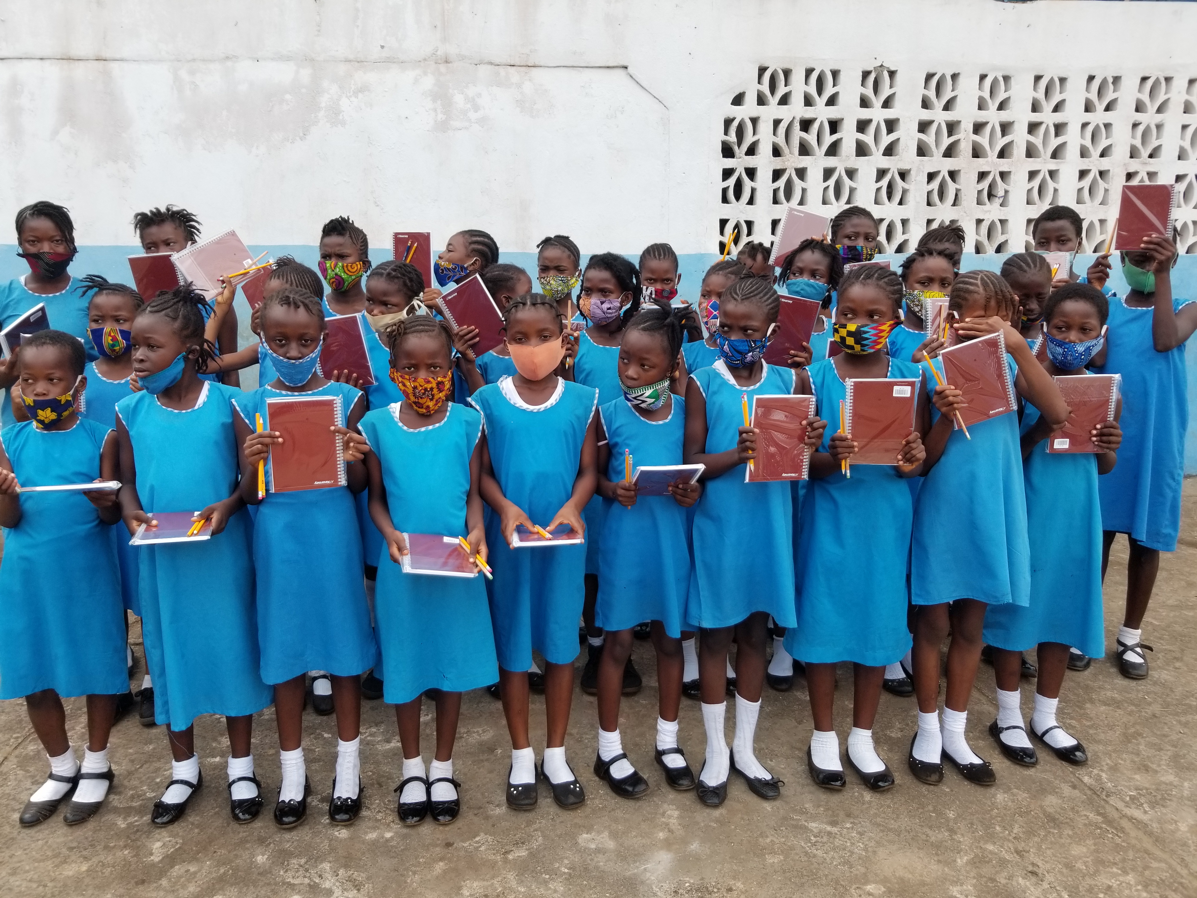 All-Girl School Delighted to Receive School Supplies