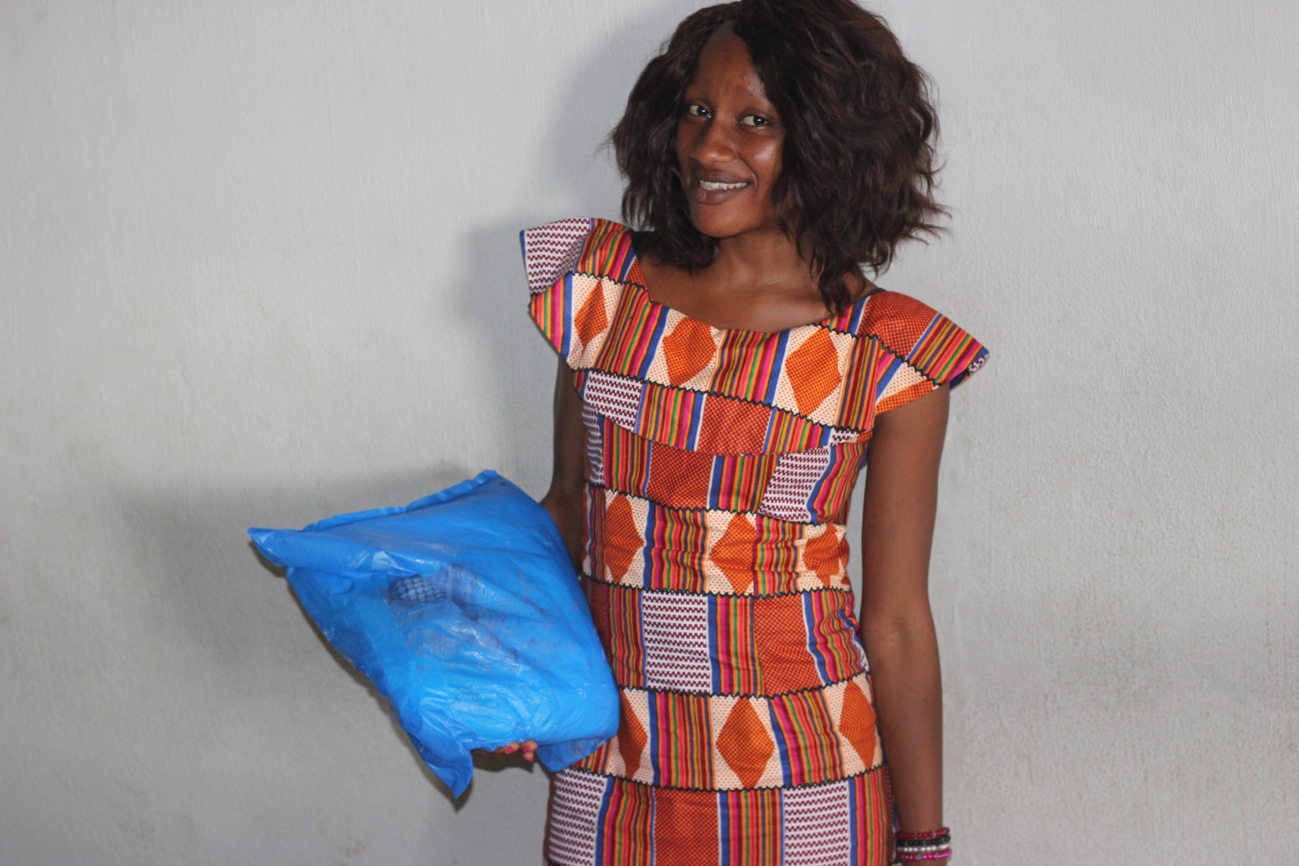 Francess Y with bed net 