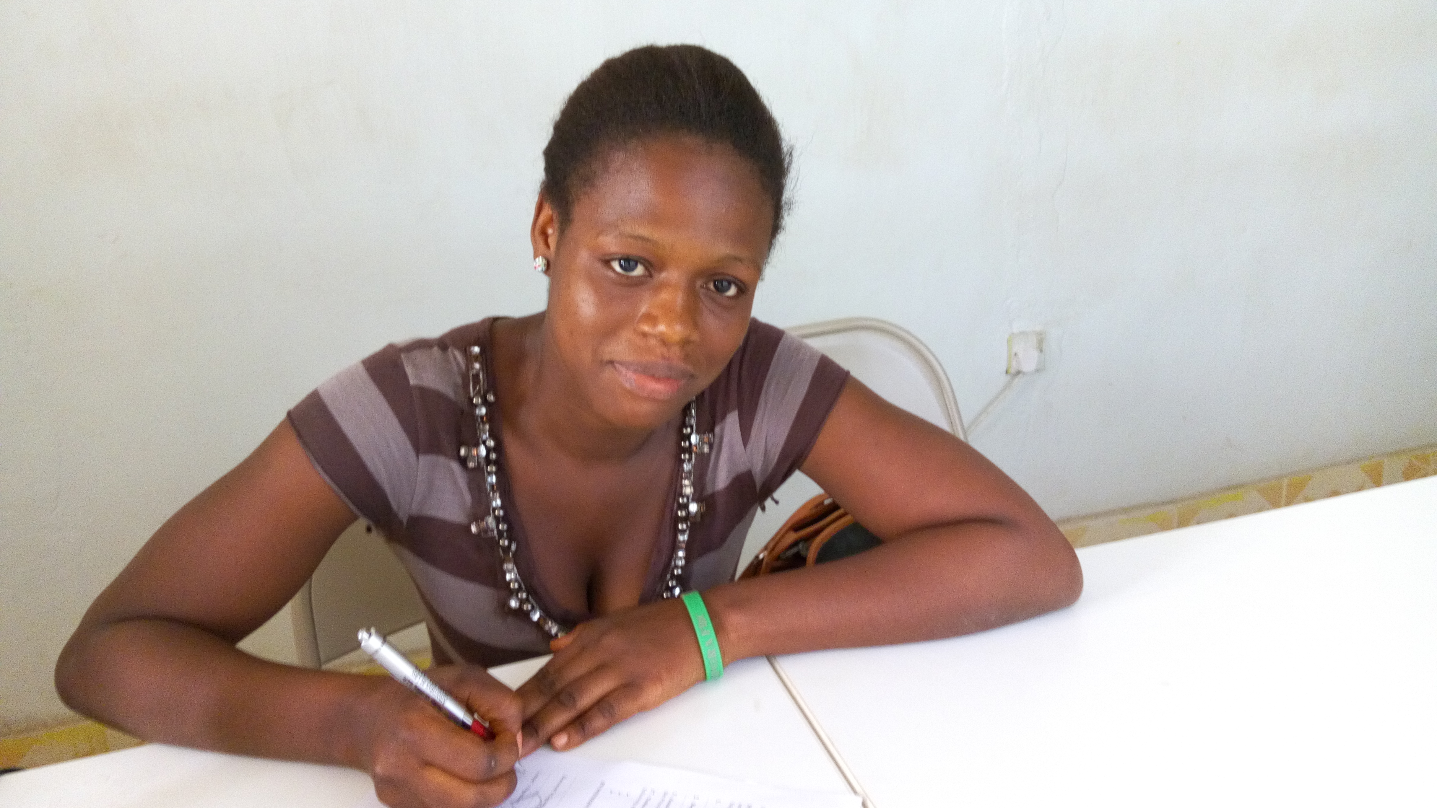 Mabinty taking notes 