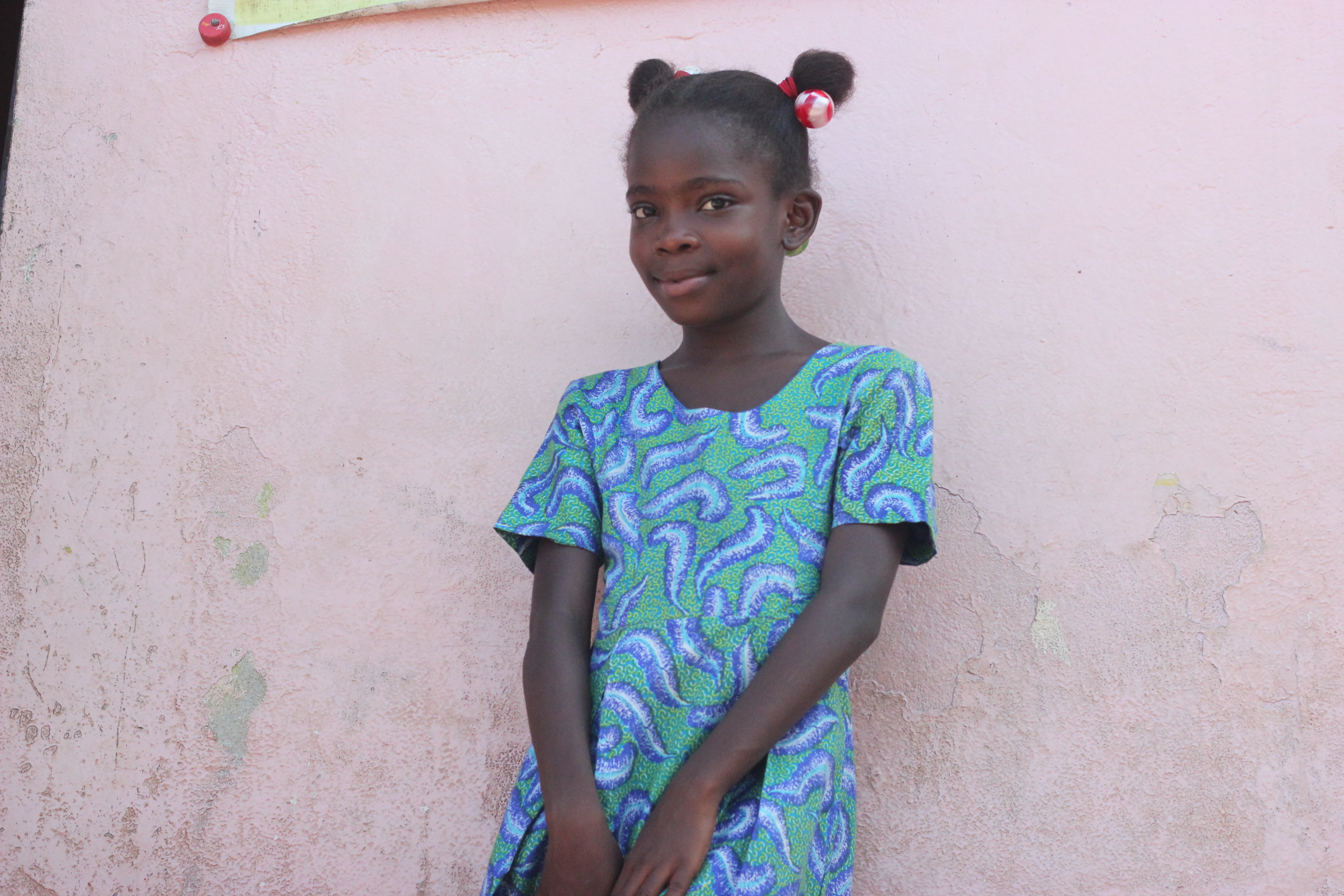 Esther ready for school 