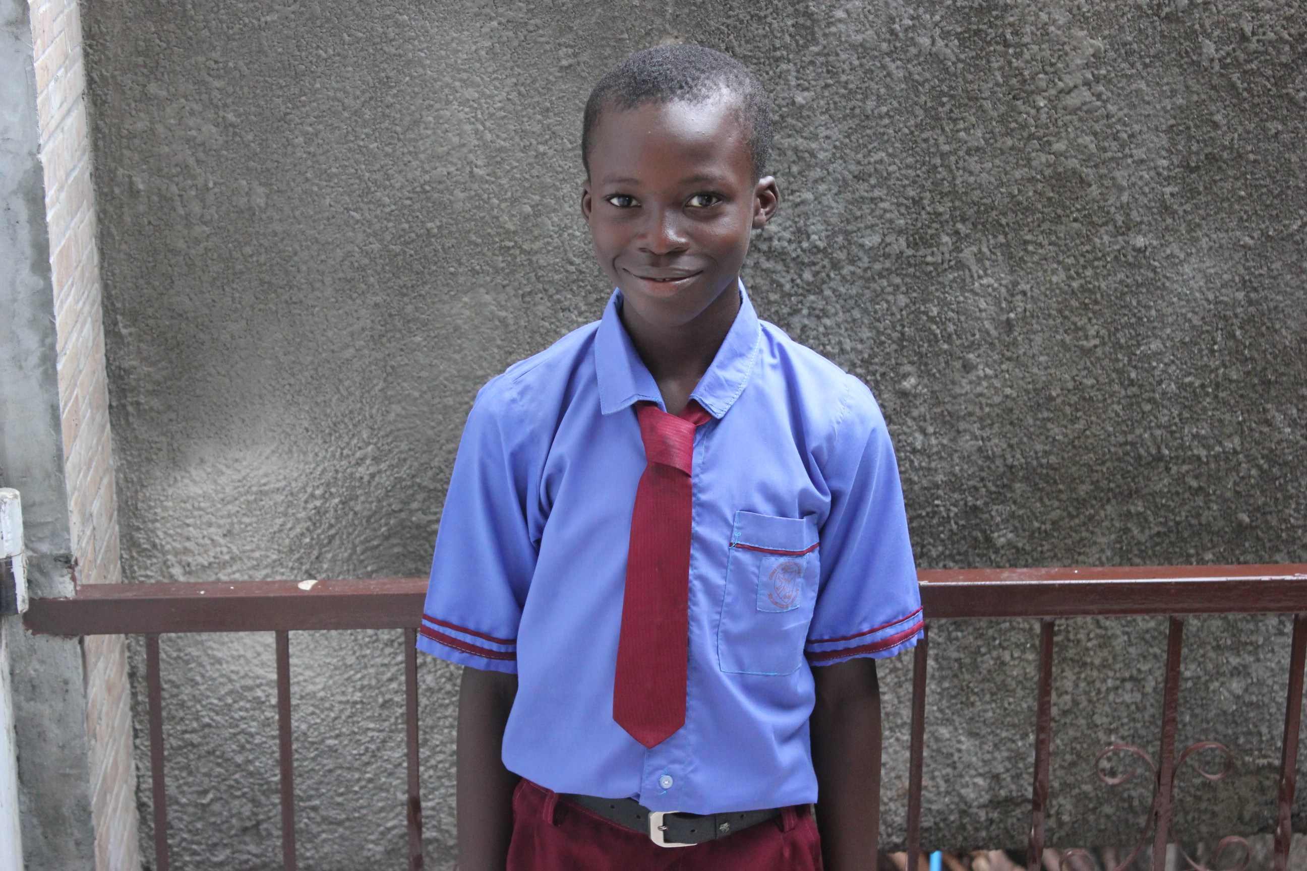 Ibrahim ready for school 