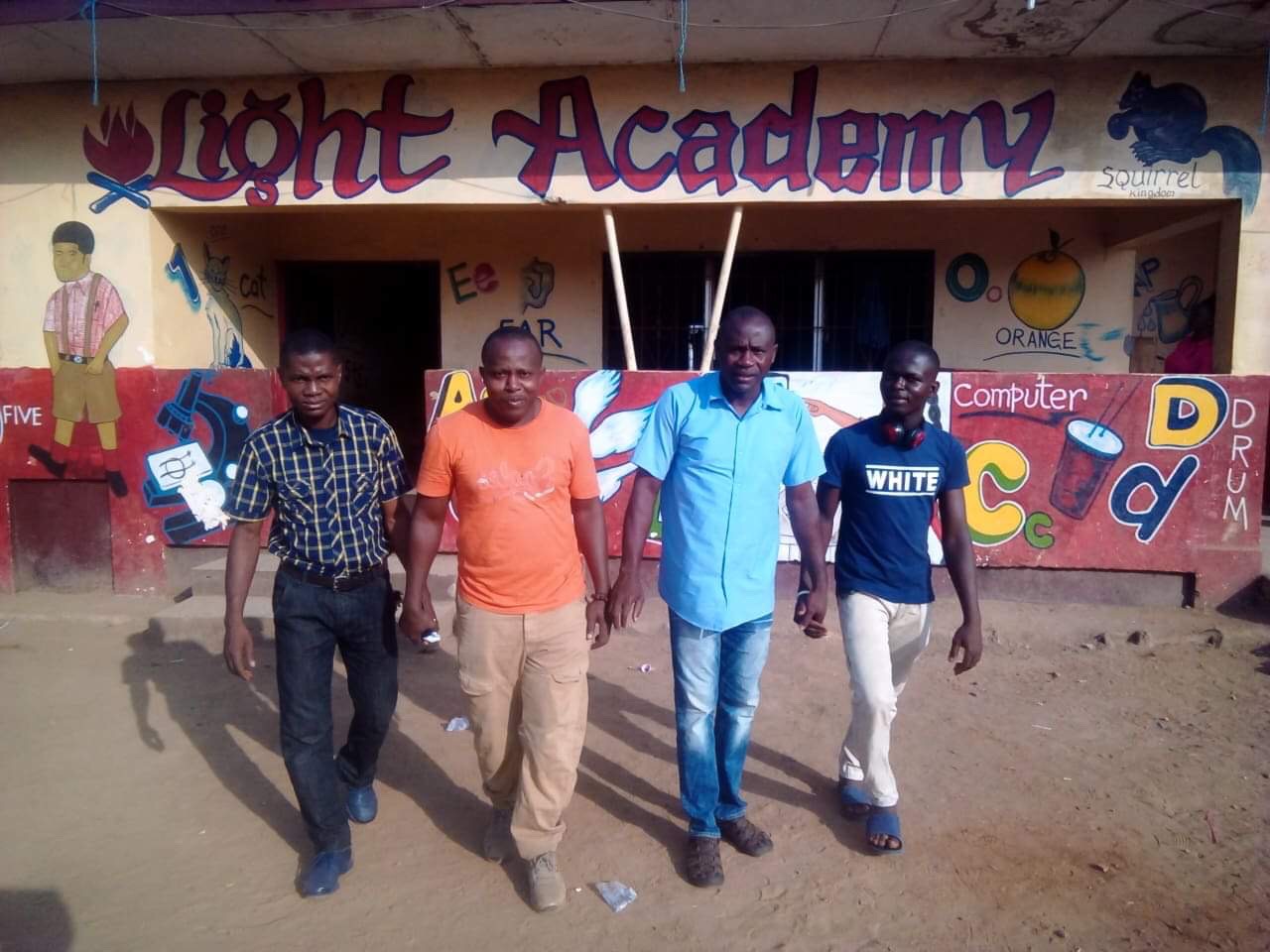 Liberian school thankful for school supplies 