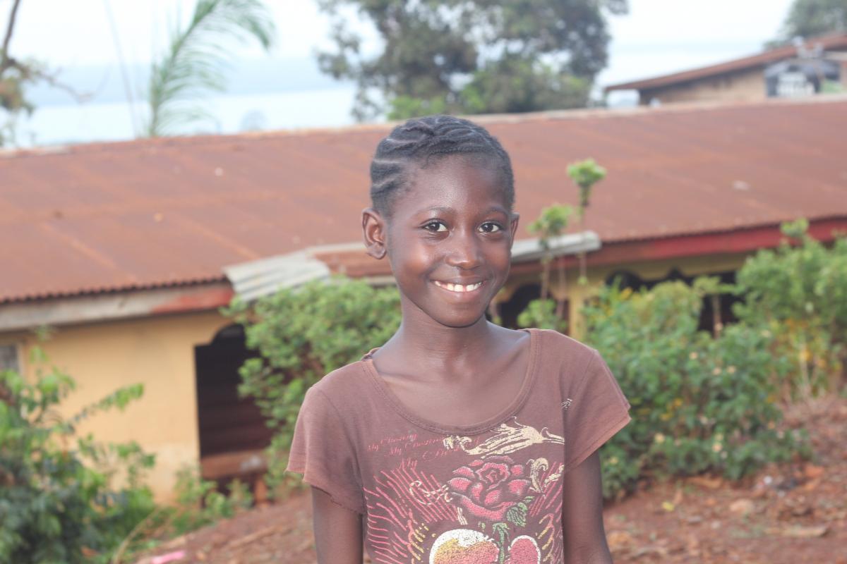 Mabinty smiling for a picture 