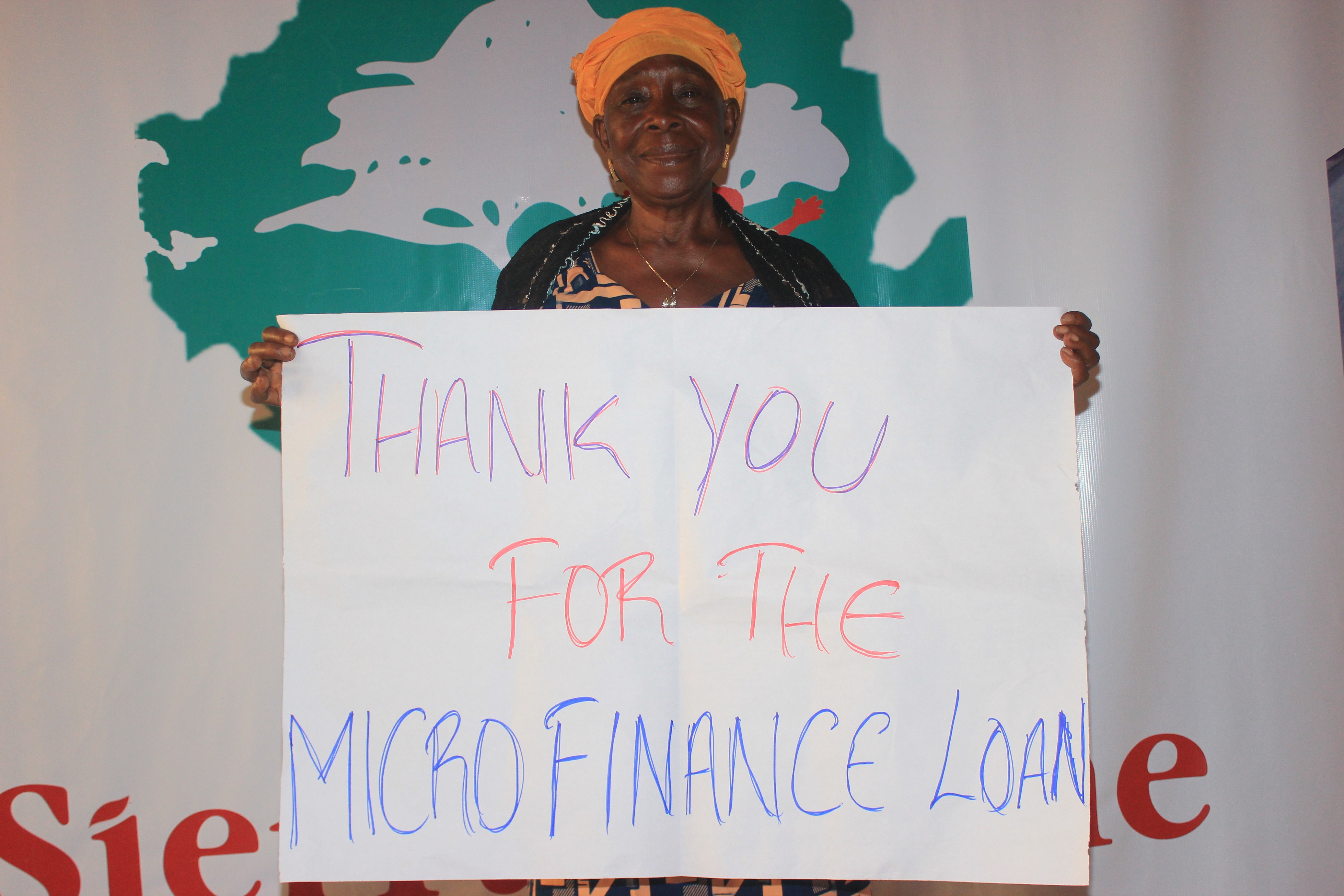 Microfinance thanks from Mabinty 