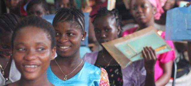 Pregnant girls creating pathway 