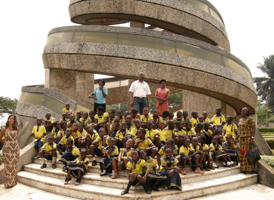 Kids at Reunification Monument