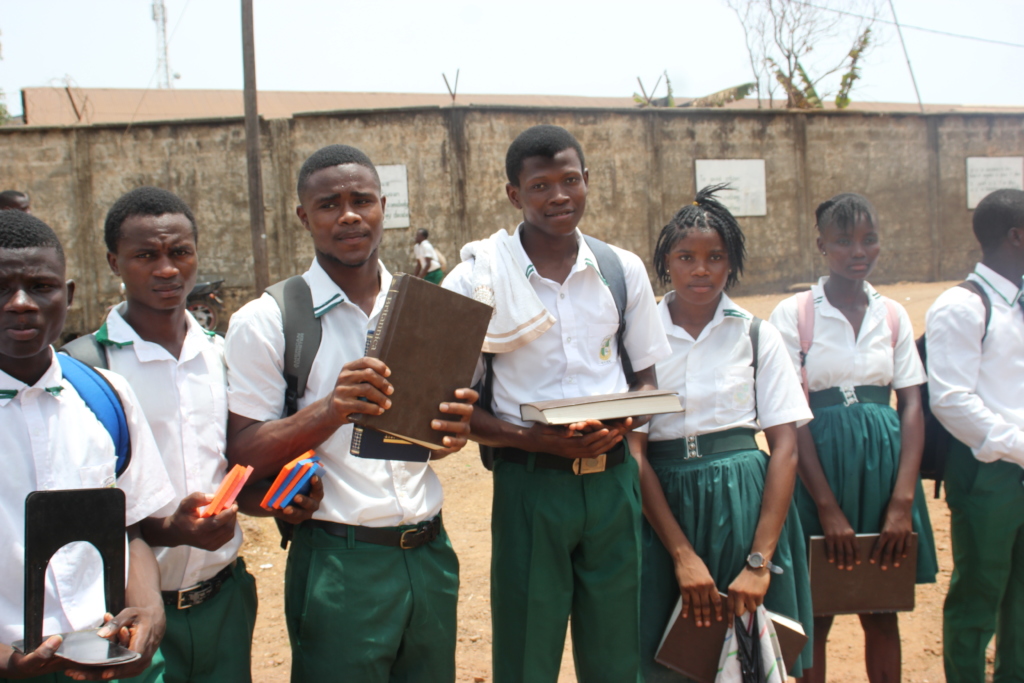 Science Lab Supplies Distributed to Secondary School