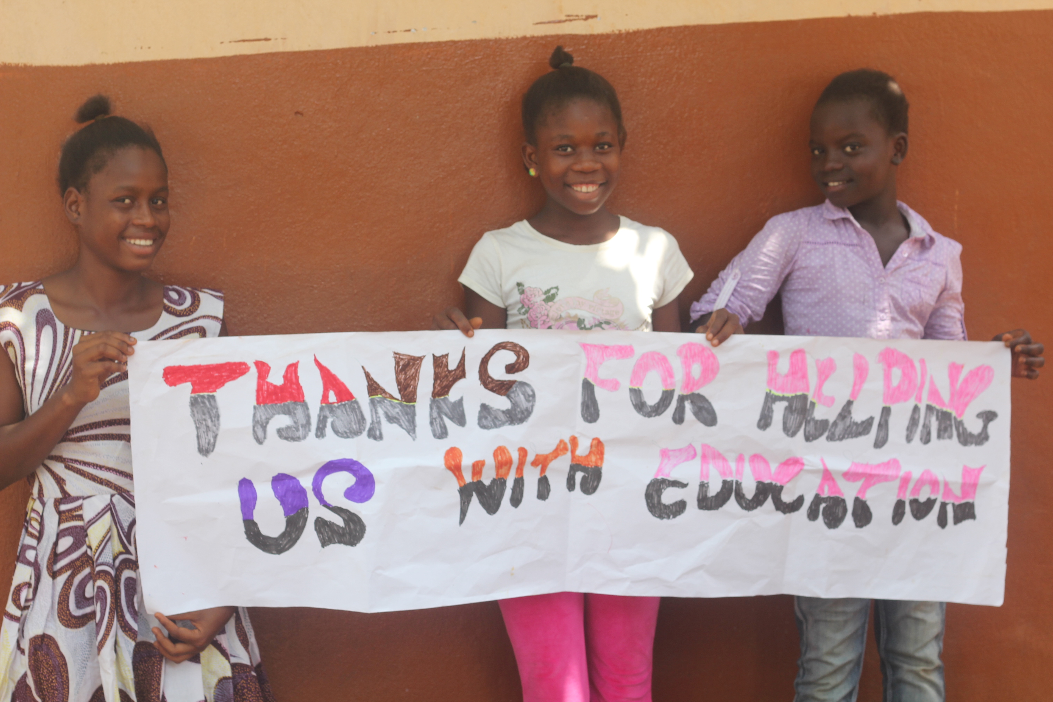 Three sisters say thanks 