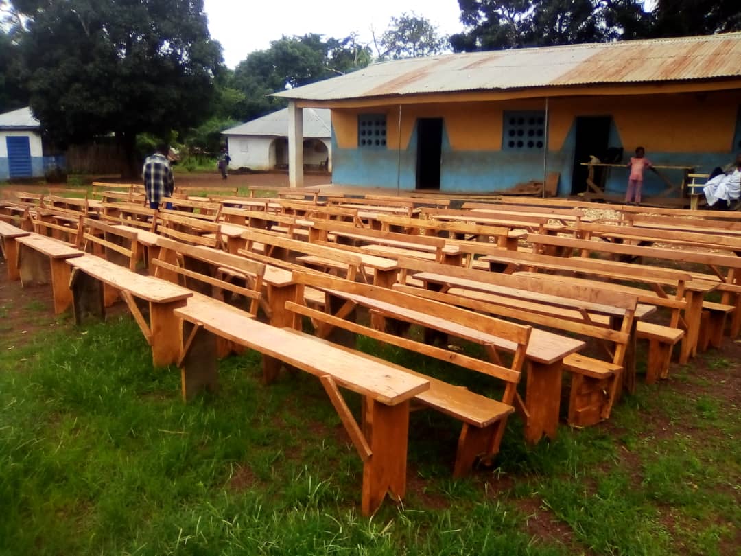 School benches