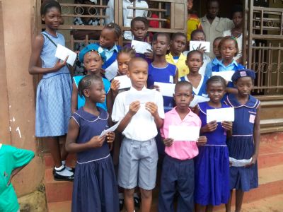 some of the children receiving scholarships