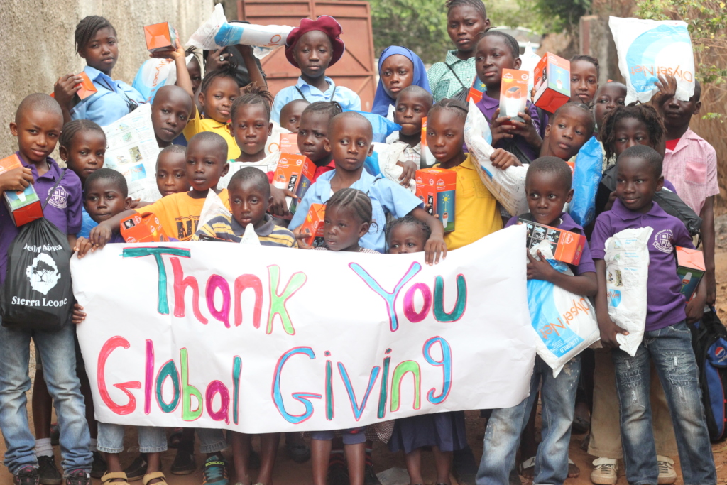 Children thank you global giving 
