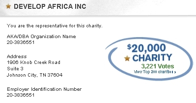 Chase Community Giving Winner