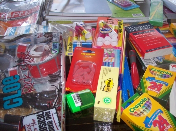 More school supplies