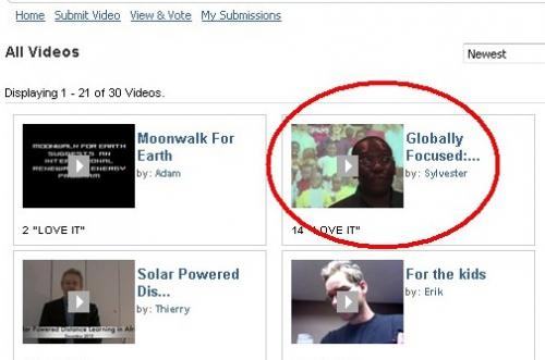 Select the Globally Focused Video