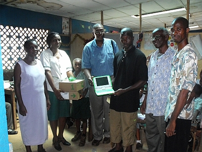 XO laptops donated to Eva Houston School