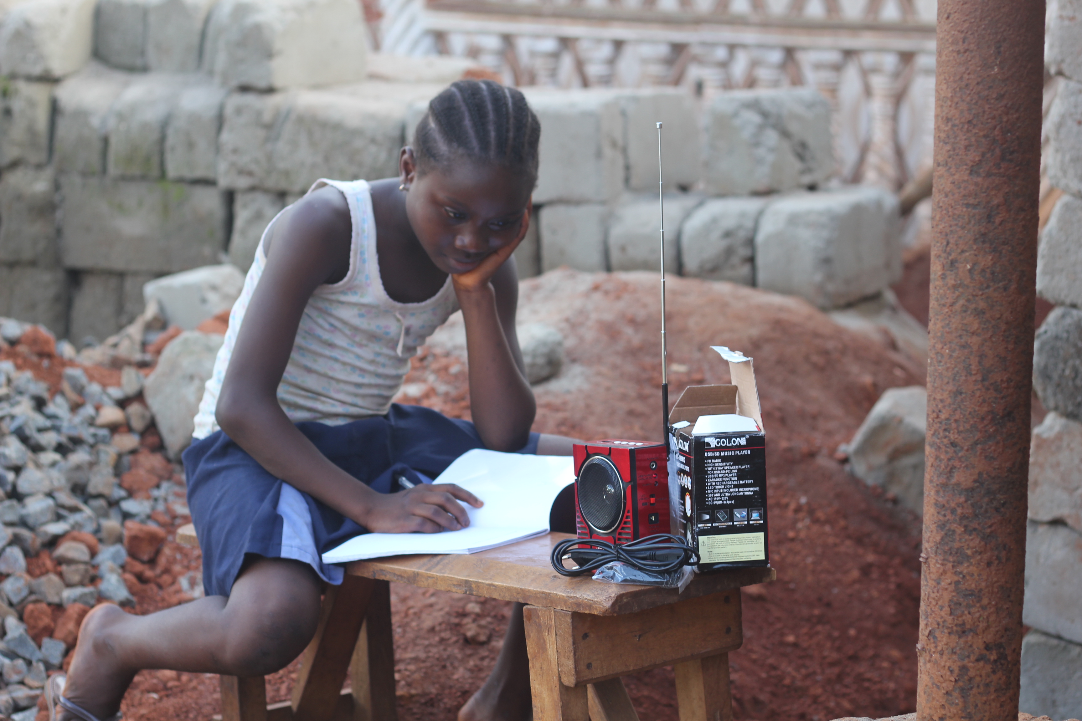 Radio learning during Ebola 