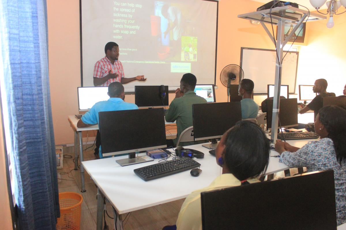 sensitization on importance of hand washing