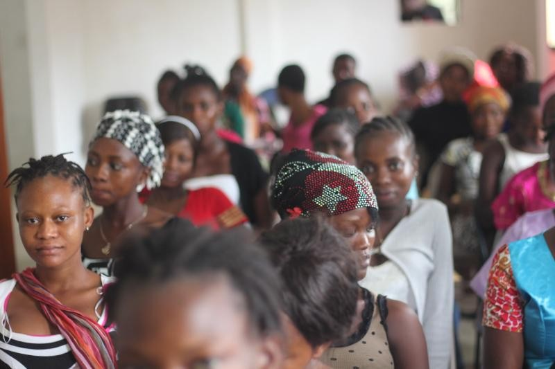 (c) Develop Africa. Women in a skill acquisition program organized by Develop Africa in Sierra Leone.