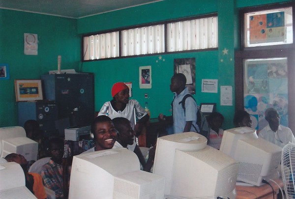 First laughter at the first Develop Africa Sierra Leone computer learning