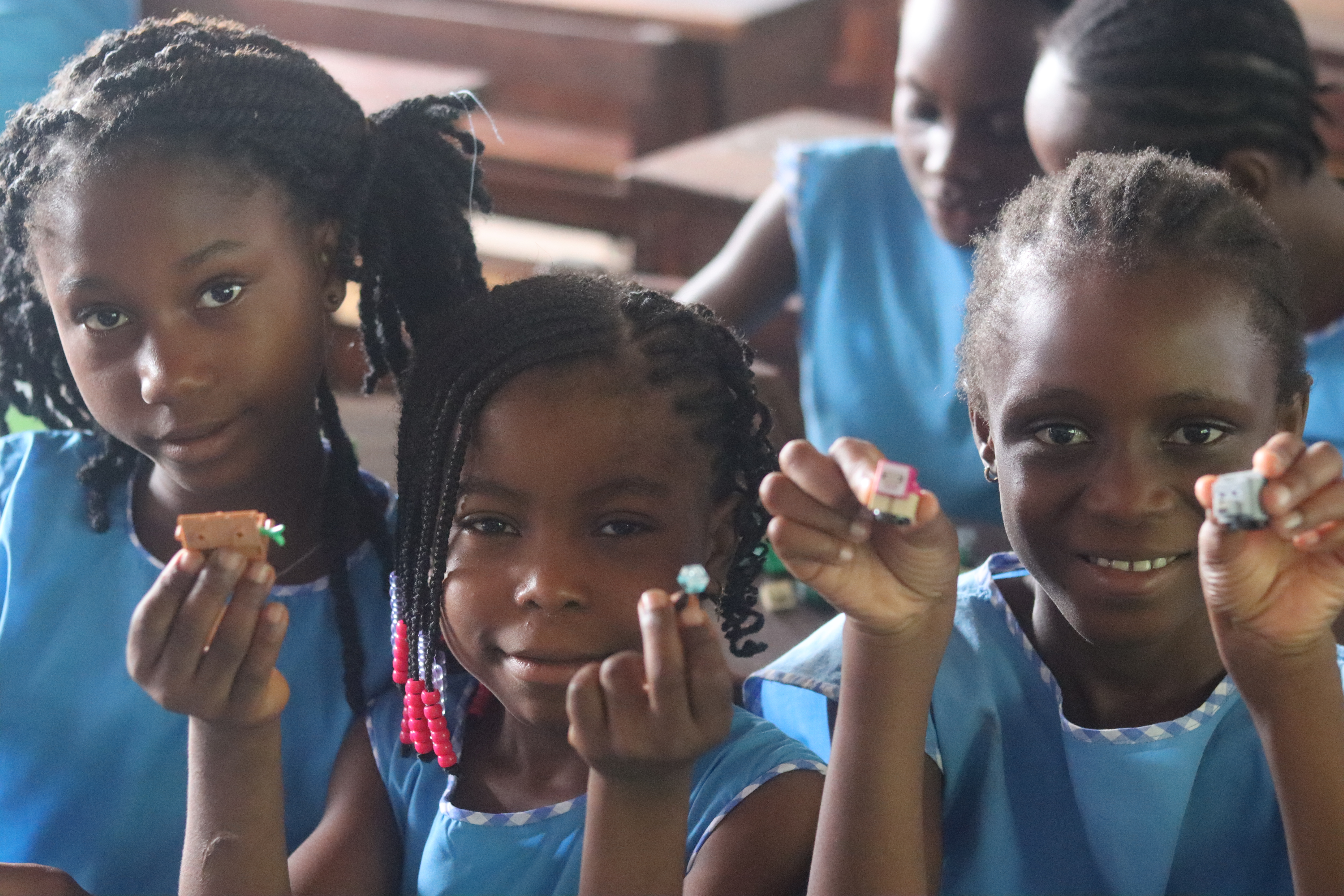 FAWE Girls with Legos