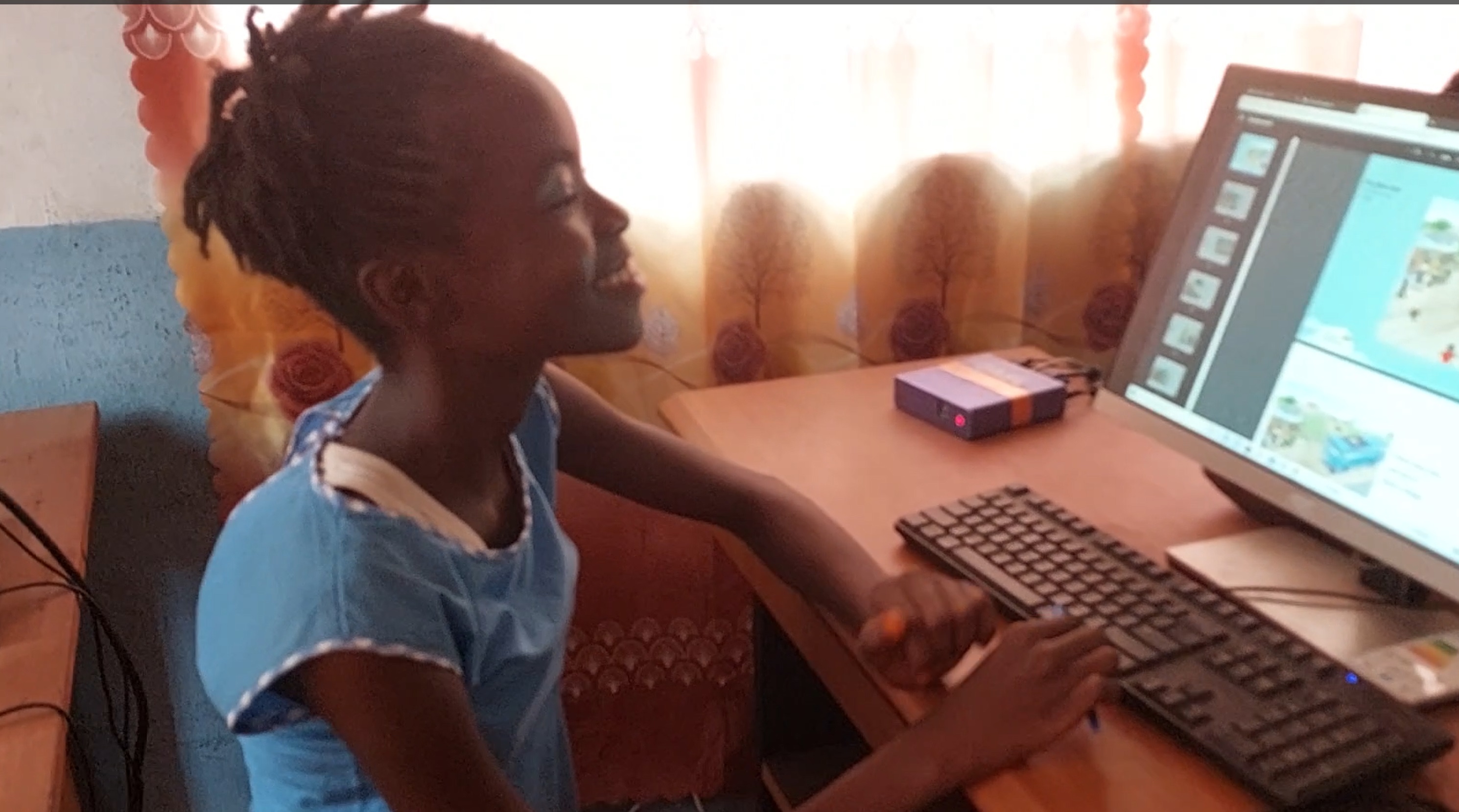 Girl-computer training