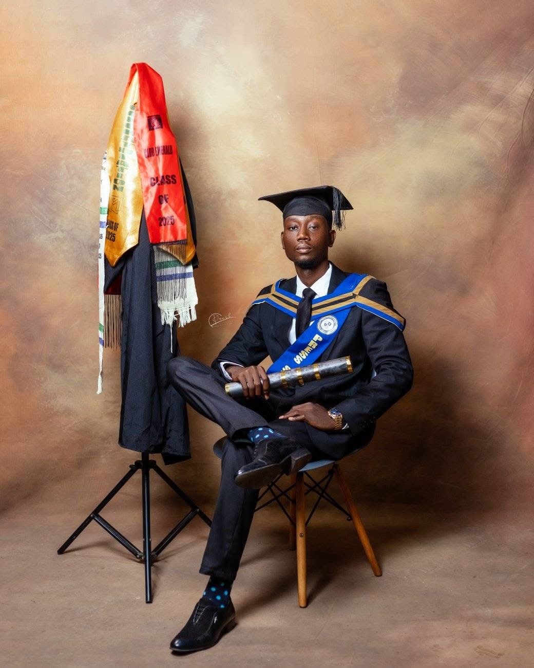 Franklyn on his graduation day