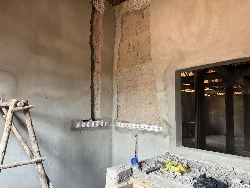 electrical construction ongoing