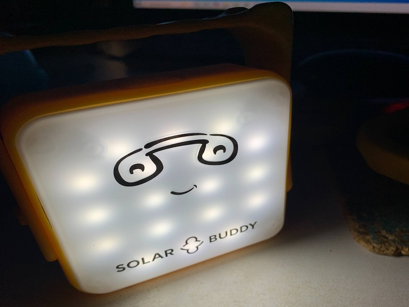 Solar Buddy Lamps On A Table At Develop Africa Sierra Leone