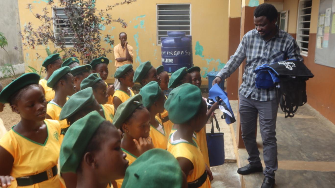 School Bags Distributed to Hope Academy Students