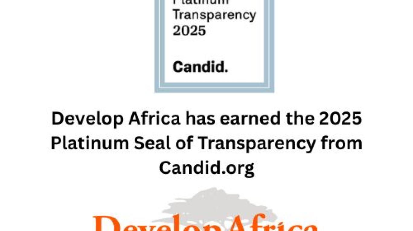 Develop Africa has earned the 2025 Platinum Seal of Transparency from Candid.org