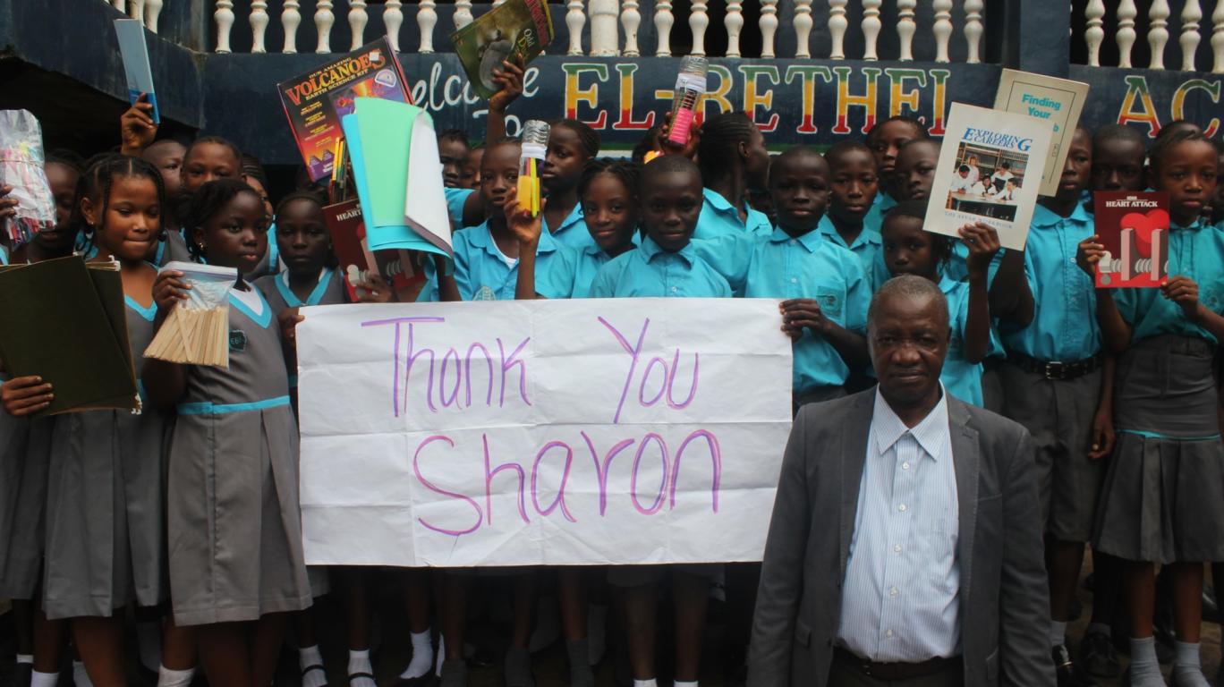 EL-BETHEL Primary and Secondary School Thank Sharon