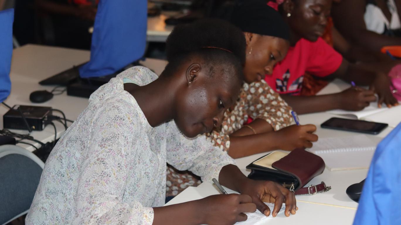 Elizabeth in mentoring session