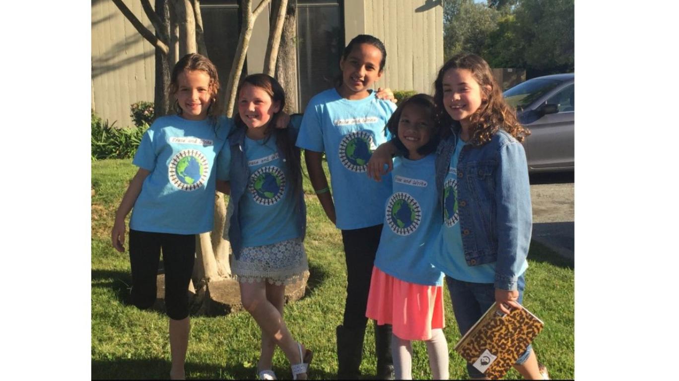 Erase & Write held a school supply drive