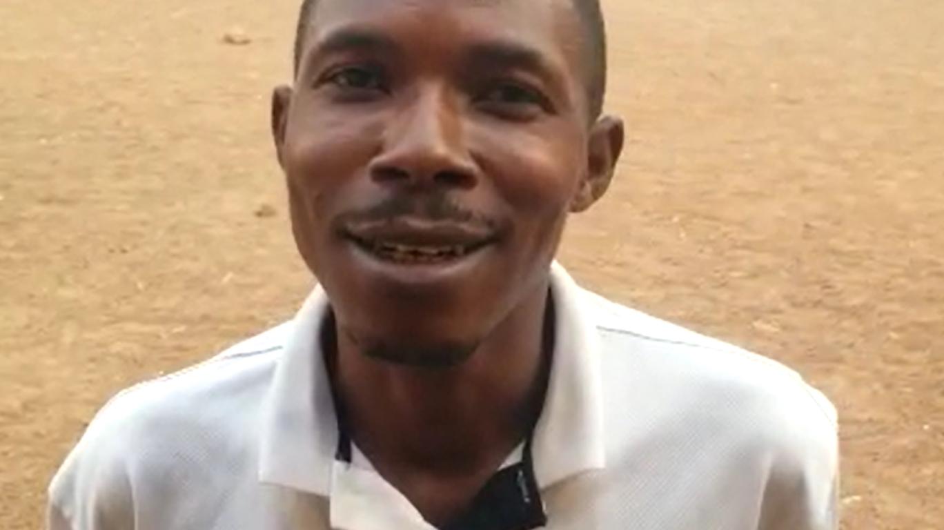 Hassan, one of the afterschool teachers in Kamawornie