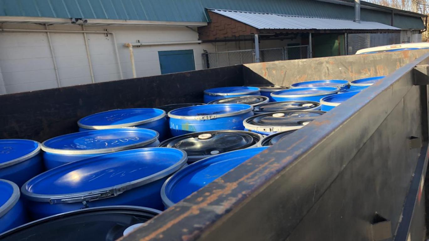 31 Drums Being Shipped