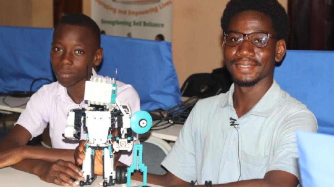 Frederick & David with "Blast"