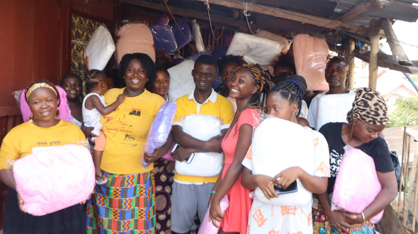 Tengbeh Town Families Thankful for Bed Nets