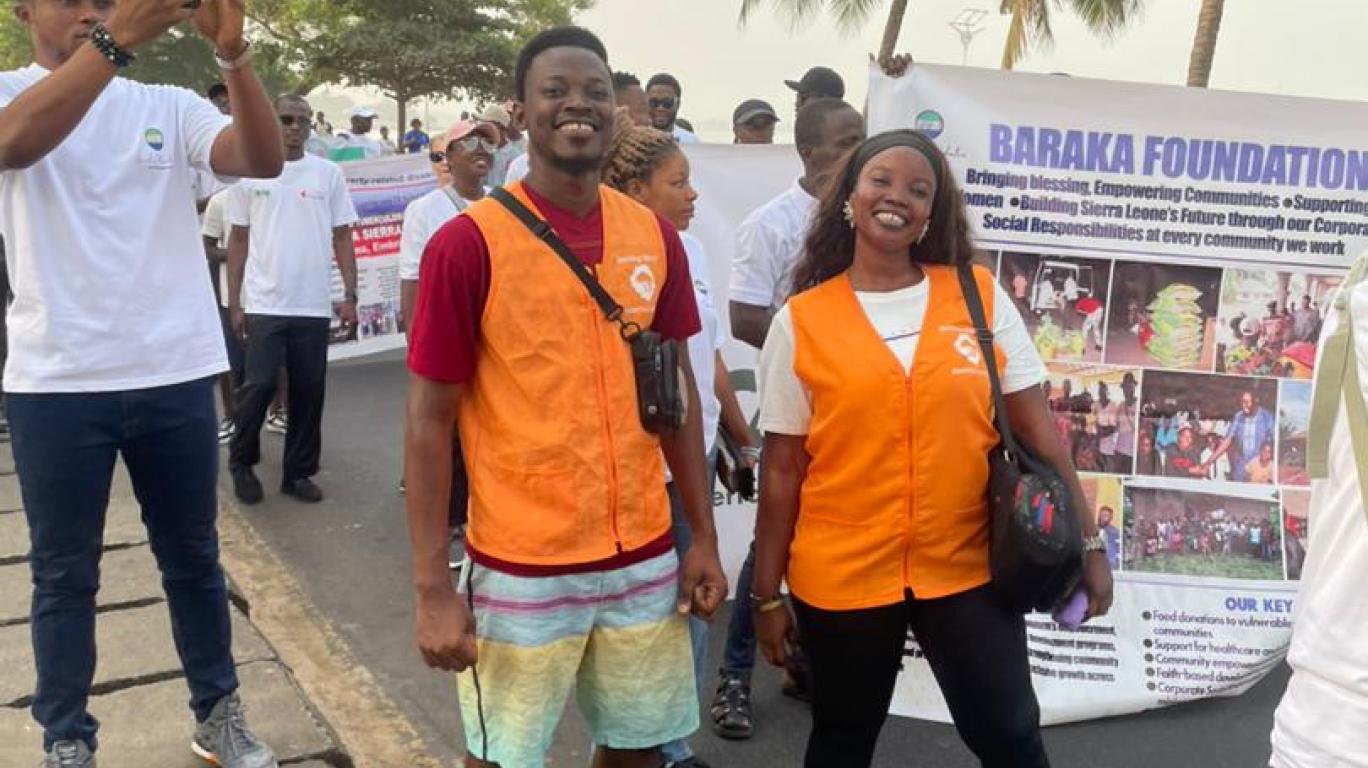 DASL Team Participating in NGO Health Walk