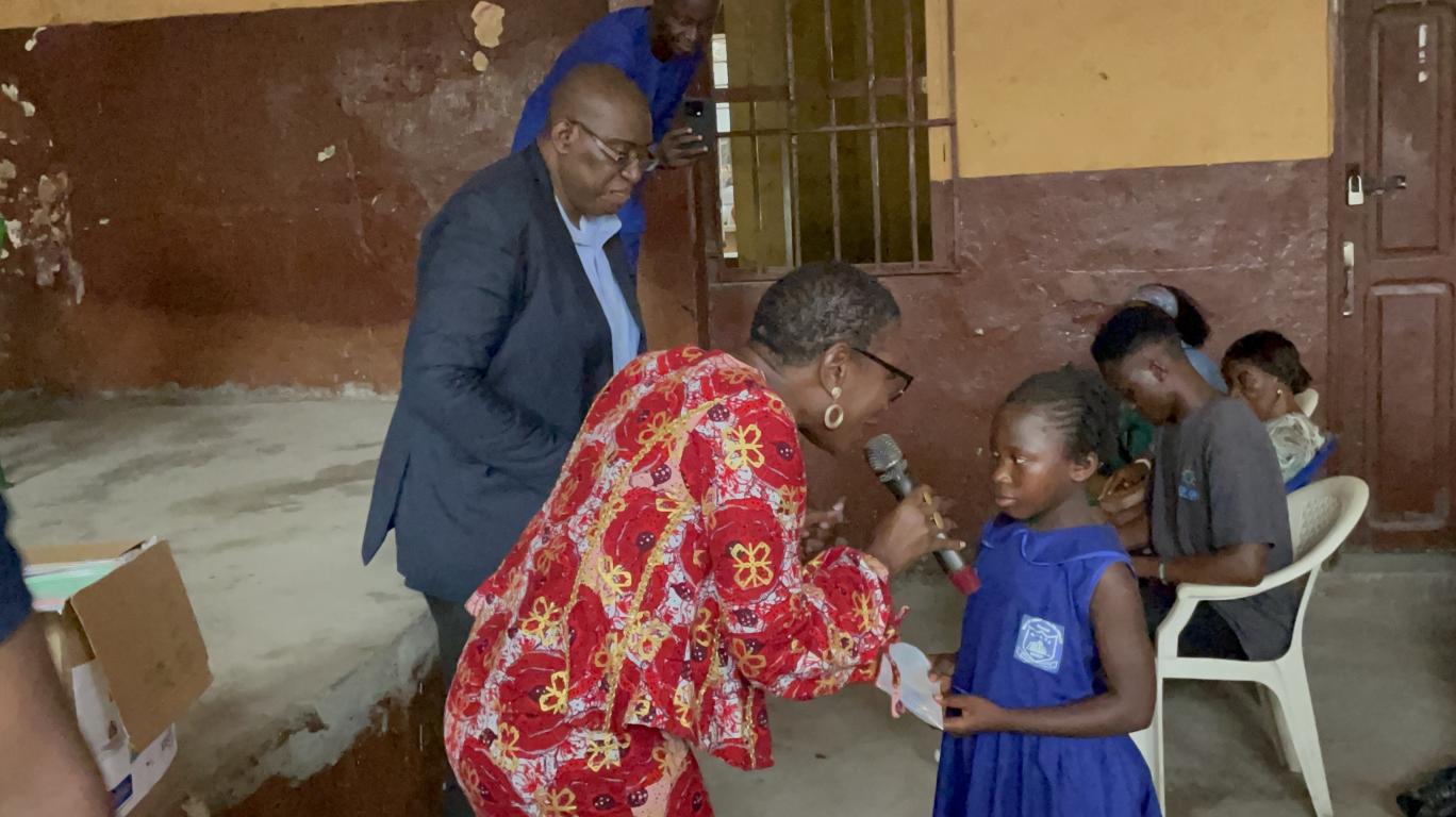 Mayor Yvonne and Sylvester at the 2025 Year of The Pencil Campaign